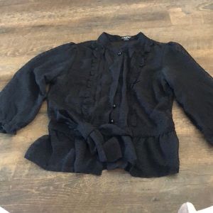 Body central sheer top!